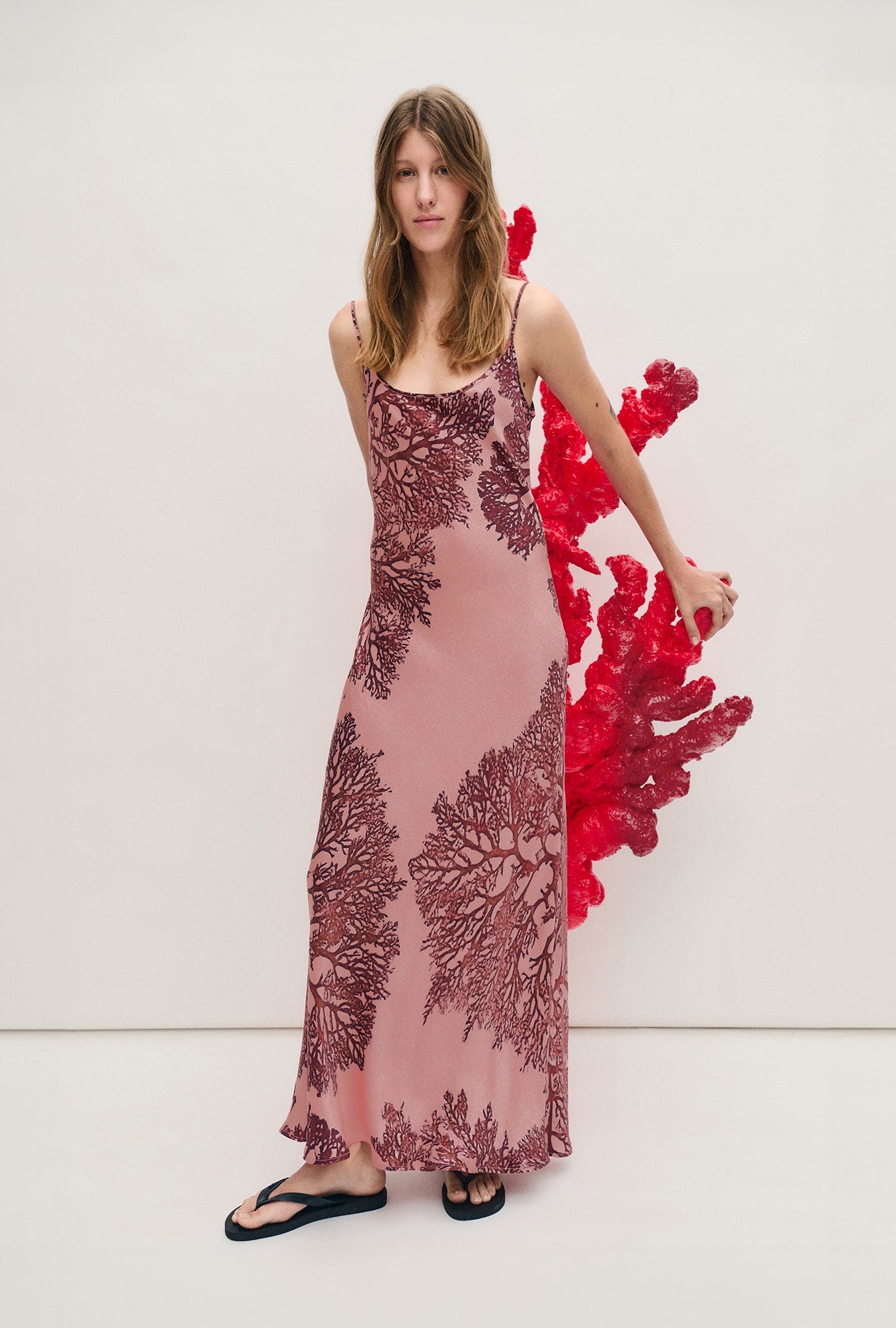 Robe corail pressé 1996