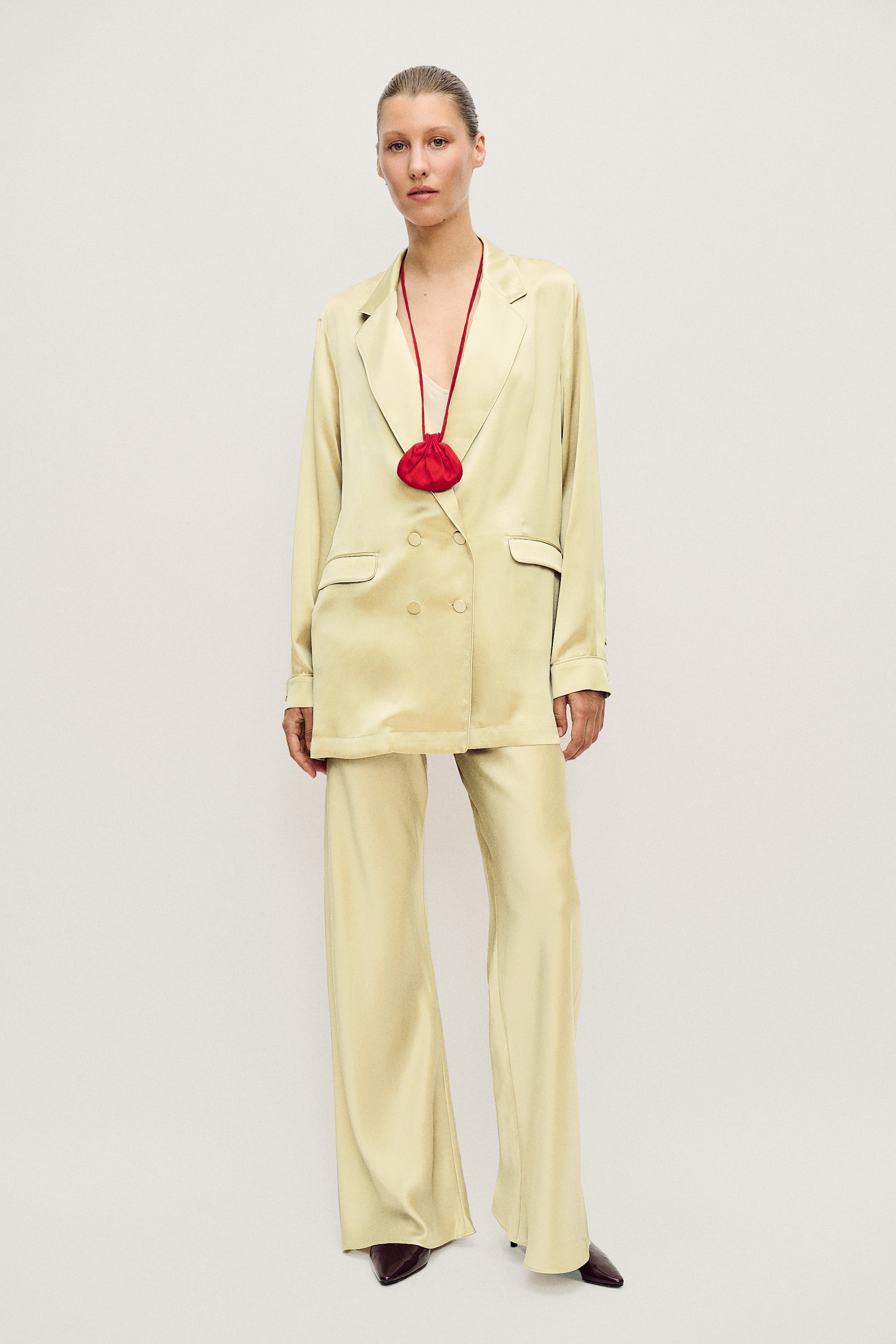 Blazer décontracté coloris Fleur de Vanille