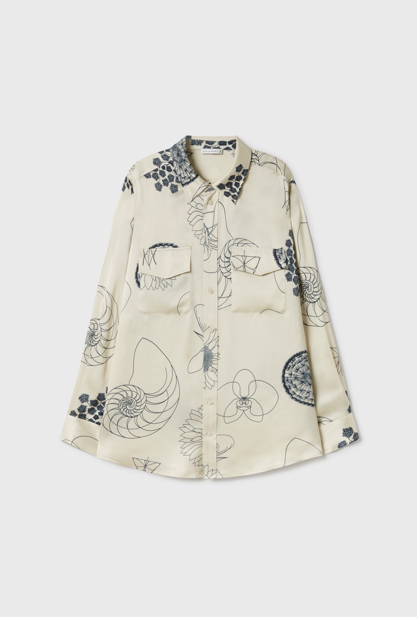 Chemise de petit ami Fibonacci Blanc cassé