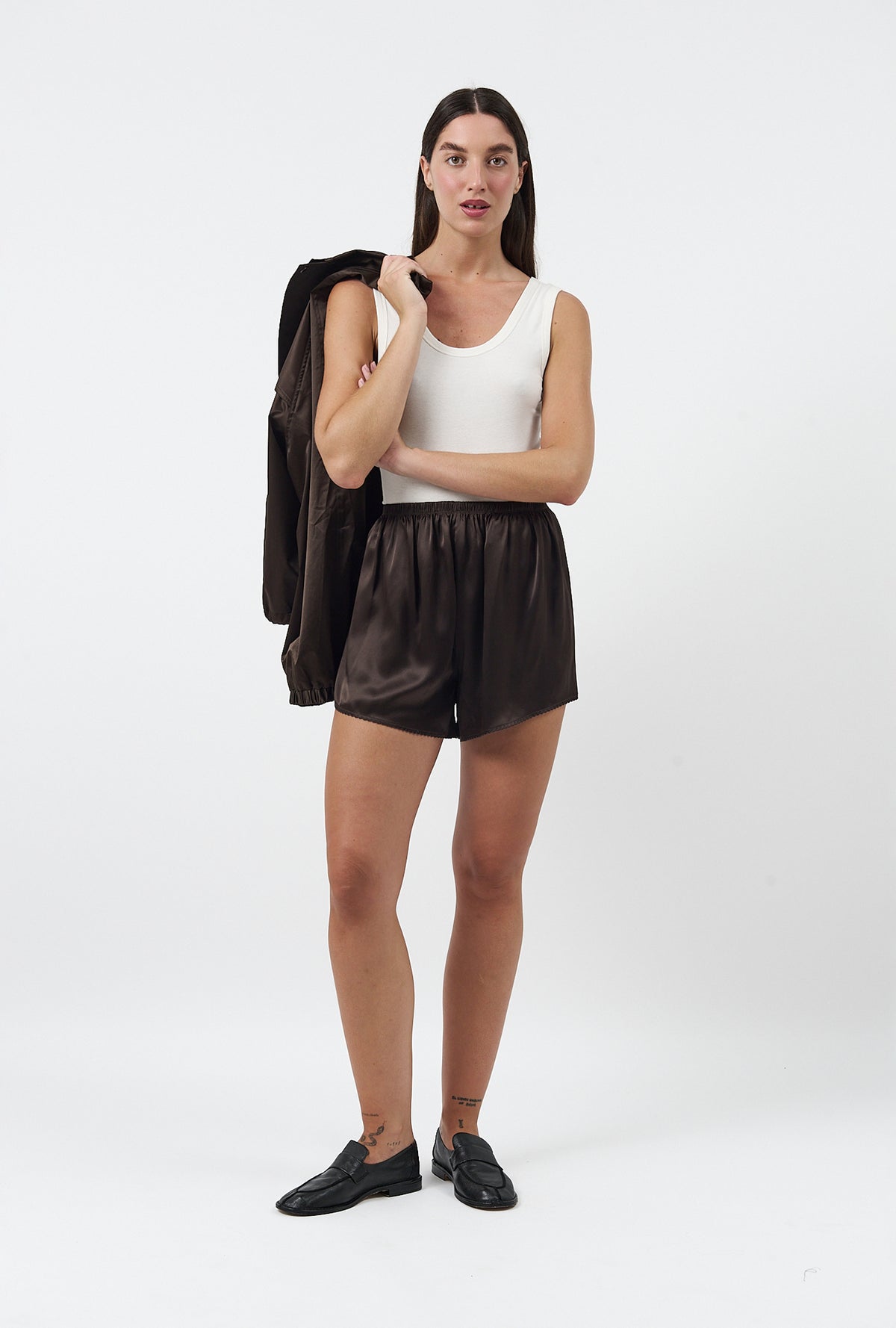 Mini Scallop Shorts Mantis