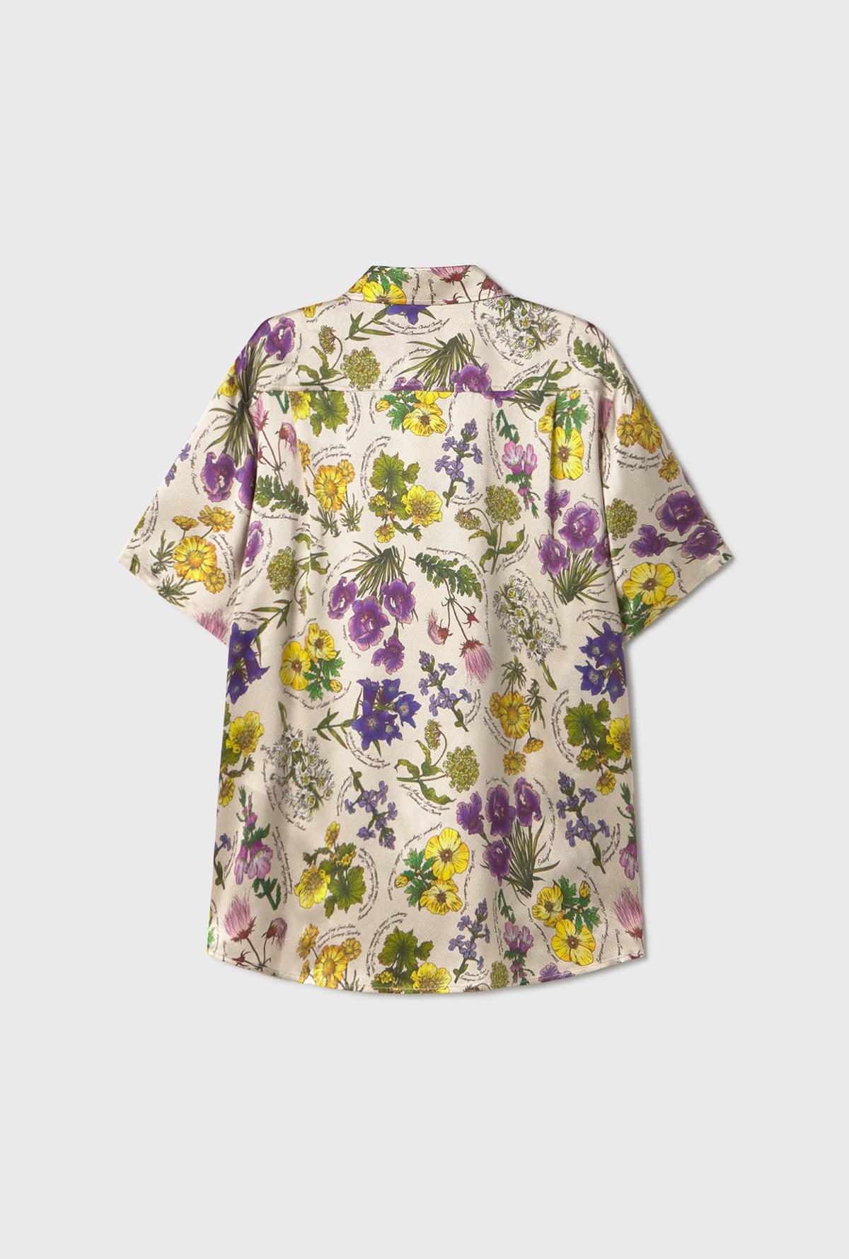 Short Sleeve Boyfriend Shirt Endangered Flowers
